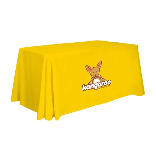 4' standard table throw made of polyester with 4 sides, draped... from ASI 87188 Showdown Displays