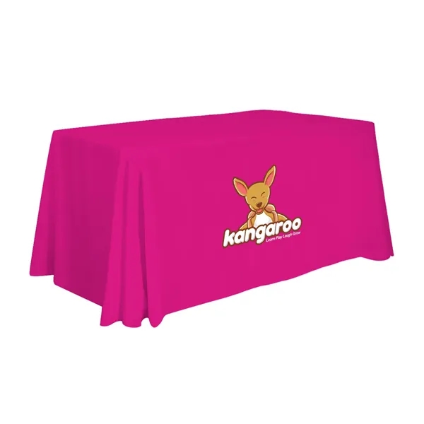 4' standard table throw made of polyester with 4 sides, draped... from ASI 87188 Showdown Displays