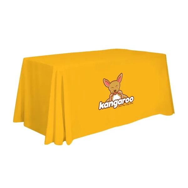 4' standard table throw made of polyester with 4 sides, draped... from ASI 87188 Showdown Displays