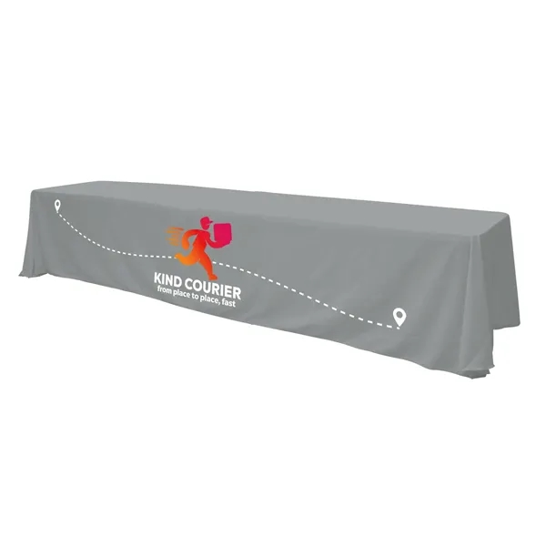 12' economy table throw made of polyester poplin with 3 sides,... from ASI 87188 Showdown Displays