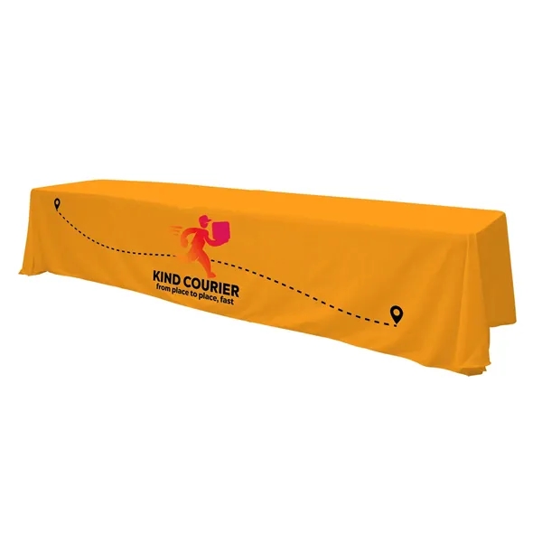 12' economy table throw made of polyester poplin with 3 sides,... from ASI 87188 Showdown Displays