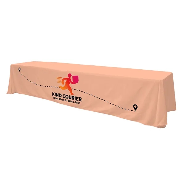 12' economy table throw made of polyester poplin with 3 sides,... from ASI 87188 Showdown Displays
