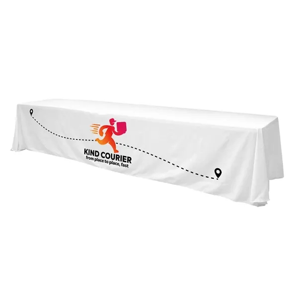 12' economy table throw made of polyester poplin with 3 sides,... from ASI 87188 Showdown Displays