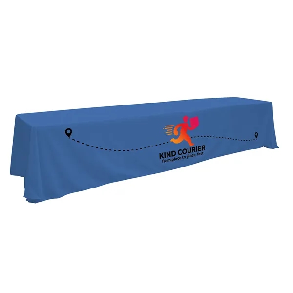12' economy table throw made of polyester poplin with 3 sides,... from ASI 87188 Showdown Displays