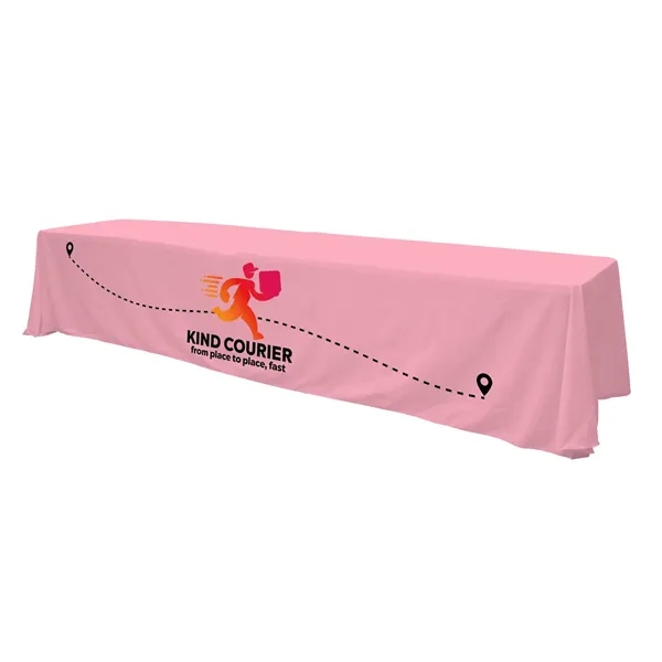 12' economy table throw made of polyester poplin with 3 sides,... from ASI 87188 Showdown Displays