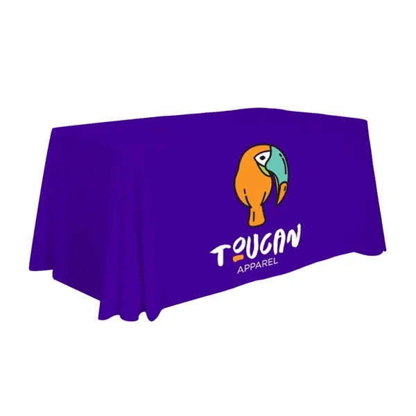 4' economy table throw made of polyester poplin with 3 sides,... from ASI 87188 Showdown Displays