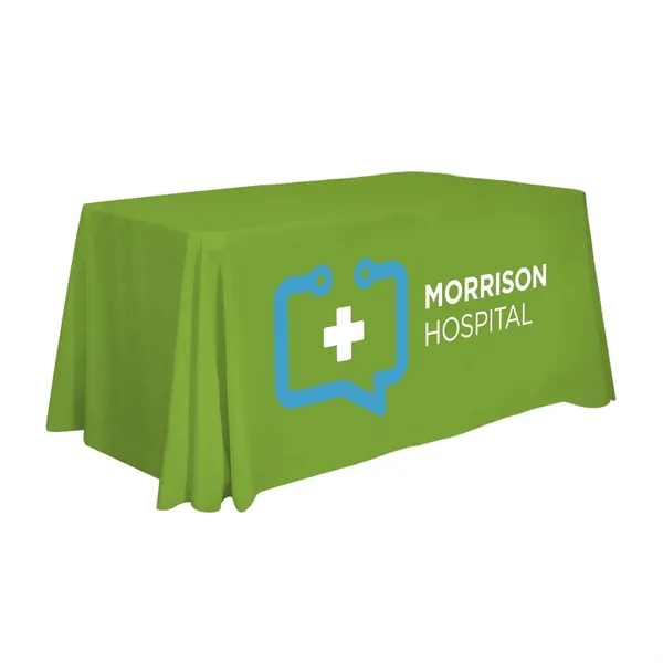 4' economy table throw made of polyester poplin with 3 sides,... from ASI 87188 Showdown Displays