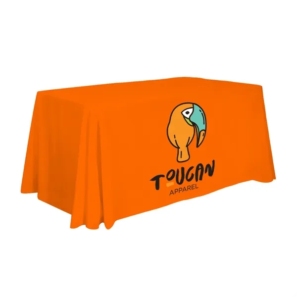4' economy table throw made of polyester poplin with 3 sides,... from ASI 87188 Showdown Displays