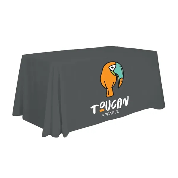 4' economy table throw made of polyester poplin with 3 sides,... from ASI 87188 Showdown Displays