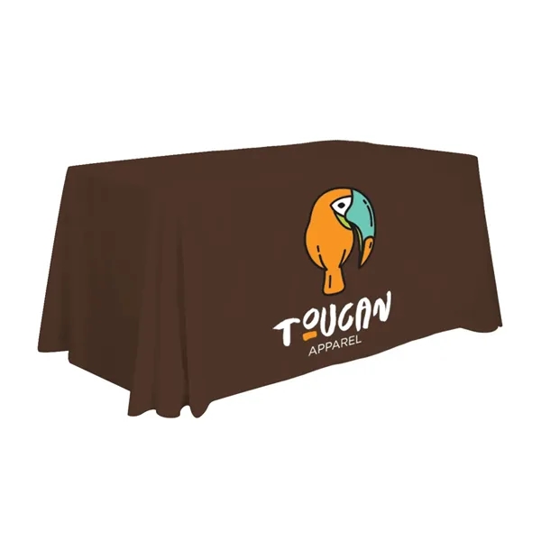 4' economy table throw made of polyester poplin with 3 sides,... from ASI 87188 Showdown Displays