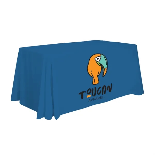 4' economy table throw made of polyester poplin with 3 sides,... from ASI 87188 Showdown Displays