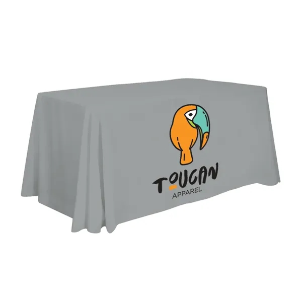 4' economy table throw made of polyester poplin with 3 sides,... from ASI 87188 Showdown Displays