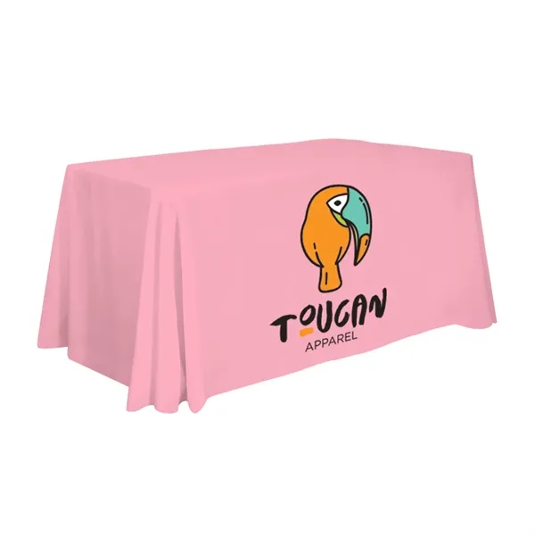 4' economy table throw made of polyester poplin with 3 sides,... from ASI 87188 Showdown Displays