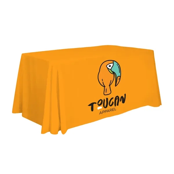 4' economy table throw made of polyester poplin with 3 sides,... from ASI 87188 Showdown Displays