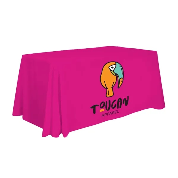 4' economy table throw made of polyester poplin with 3 sides,... from ASI 87188 Showdown Displays