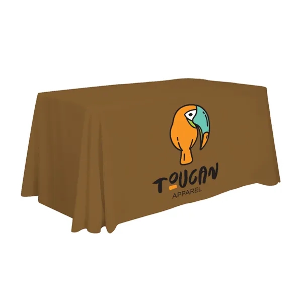 4' economy table throw made of polyester poplin with 3 sides,... from ASI 87188 Showdown Displays