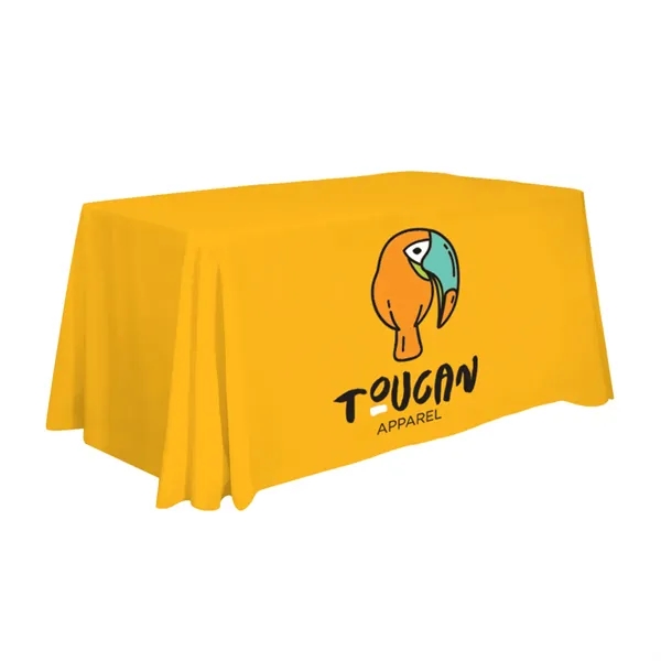 4' economy table throw made of polyester poplin with 3 sides,... from ASI 87188 Showdown Displays