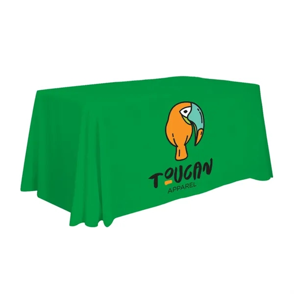 4' economy table throw made of polyester poplin with 3 sides,... from ASI 87188 Showdown Displays