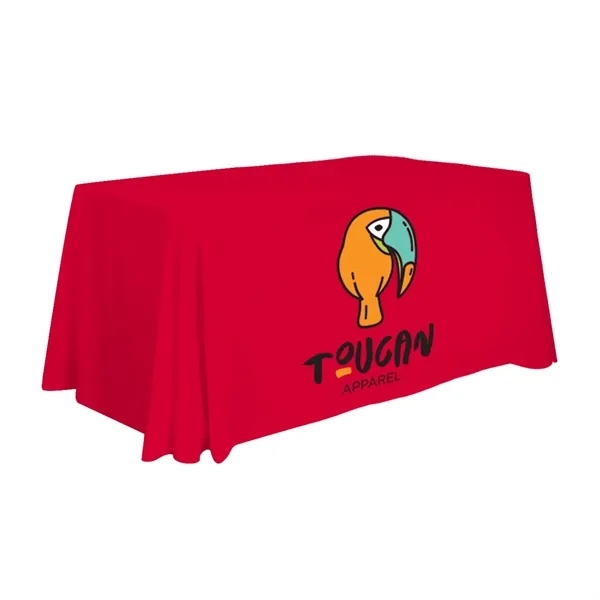 4' economy table throw made of polyester poplin with 3 sides,... from ASI 87188 Showdown Displays