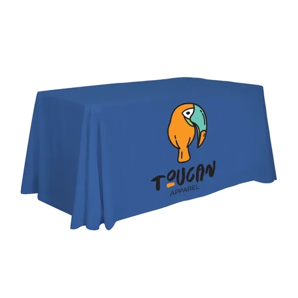 4' economy table throw made of polyester poplin with 3 sides,... from ASI 87188 Showdown Displays