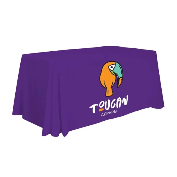 4' economy table throw made of polyester poplin with 3 sides,... from ASI 87188 Showdown Displays