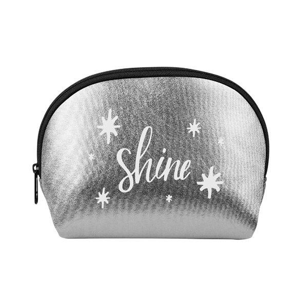 Metallic Neoprene cosmetic kit for toiletries with zipper closure and gusset.... from ASI 74710 Numo