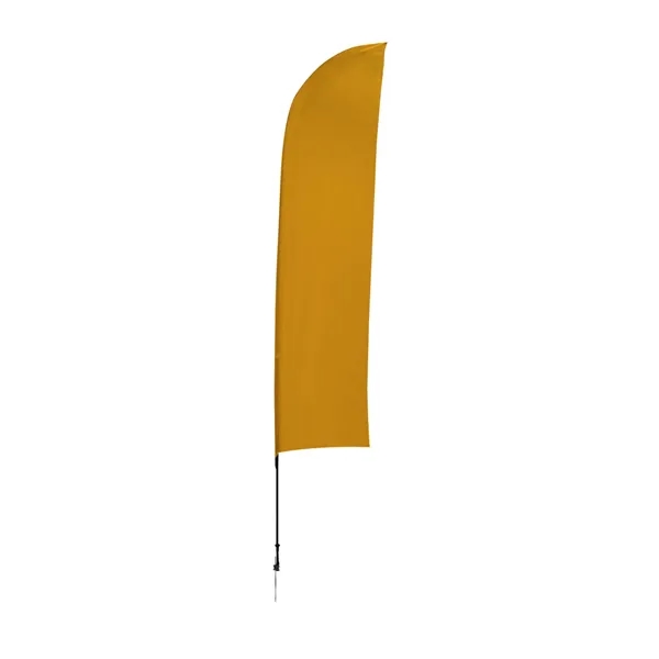 10.5' solid-colored blade sail sign with single sided graphics and a... from ASI 87188 Showdown Displays