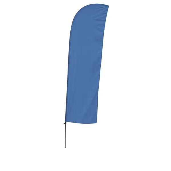 10.5' solid-colored blade sail sign with single sided graphics and a... from ASI 87188 Showdown Displays