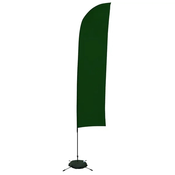 13' solid-colored blade sail sign with single sided graphics and a... from ASI 87188 Showdown Displays