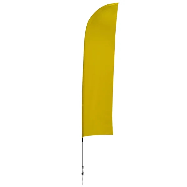 13' solid-colored blade sail sign with single sided graphics and a... from ASI 87188 Showdown Displays