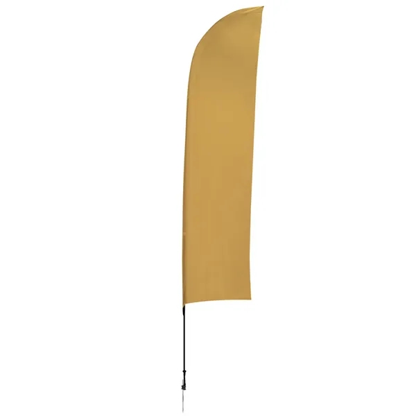 13' solid-colored blade sail sign with single sided graphics and a... from ASI 87188 Showdown Displays