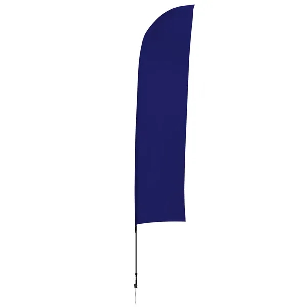 13' solid-colored blade sail sign with single sided graphics and a... from ASI 87188 Showdown Displays