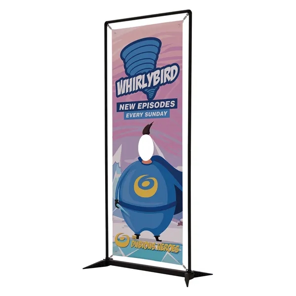 Jr. face cutout kit with fold-out legs, tension spring with double-sided... from ASI 87188 Showdown Displays