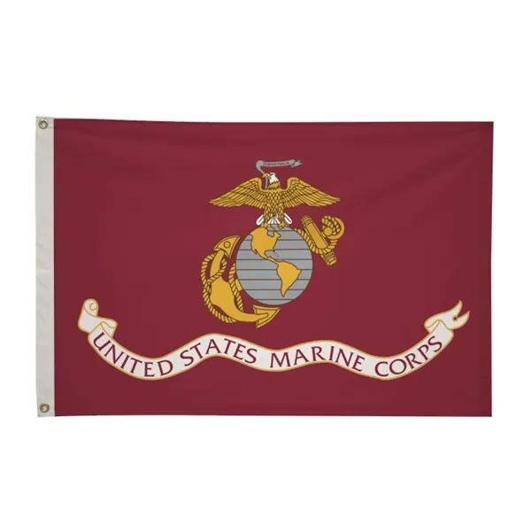 2' x 3' military branch flag with a canvas header and... from ASI 87188 Showdown Displays