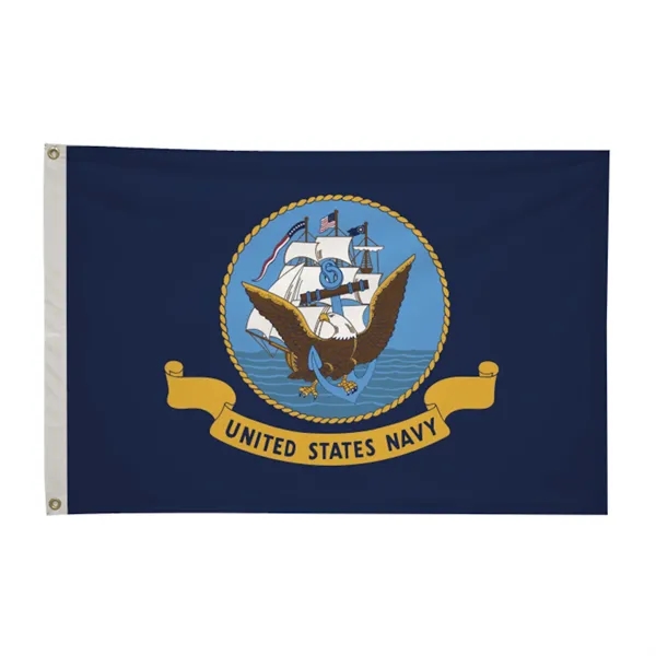 2' x 3' military branch flag with a canvas header and... from ASI 87188 Showdown Displays