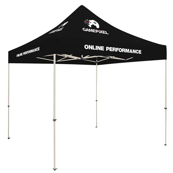 Standard tent kit with a 10' tent, crank-up canopy, stake kit,... from ASI 87188 Showdown Displays