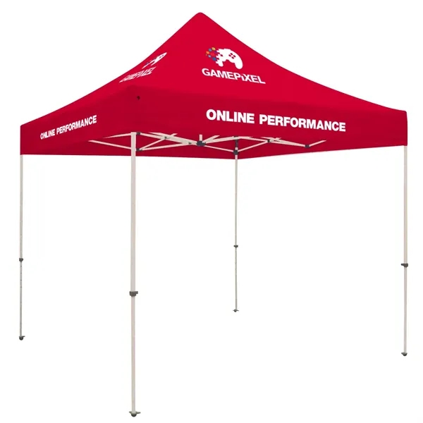 Standard tent kit with a 10' tent, crank-up canopy, stake kit,... from ASI 87188 Showdown Displays