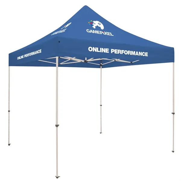 Standard tent kit with a 10' tent, crank-up canopy, stake kit,... from ASI 87188 Showdown Displays