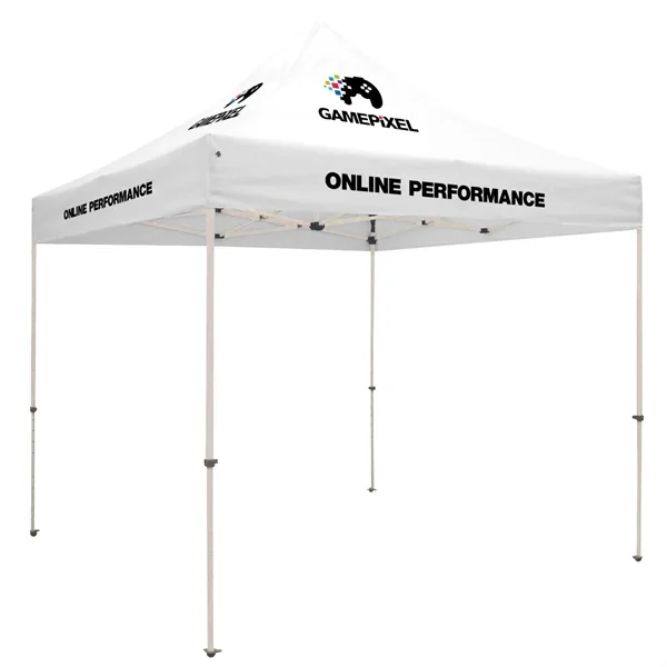 Standard tent kit with a 10' tent, crank-up canopy, stake kit,... from ASI 87188 Showdown Displays