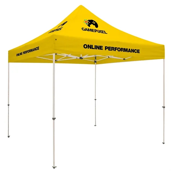 Standard tent kit with a 10' tent, crank-up canopy, stake kit,... from ASI 87188 Showdown Displays