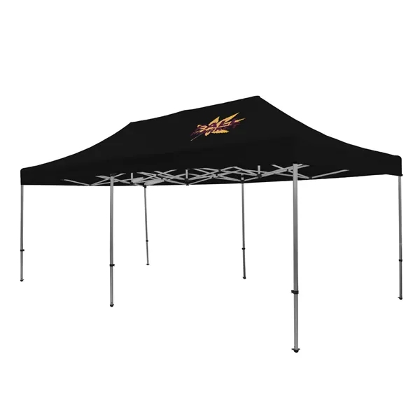 Tent kit with a 20' x 10' tent, crank-up canopy, stake... from ASI 87188 Showdown Displays