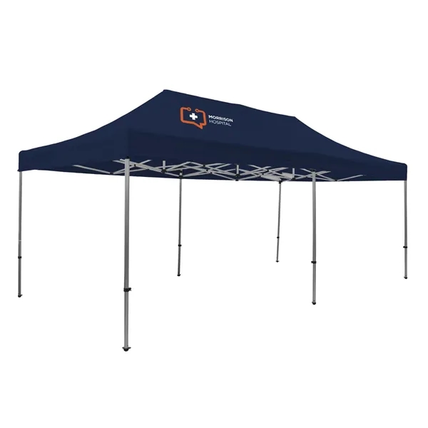 Tent kit with a 20' x 10' tent, crank-up canopy, stake... from ASI 87188 Showdown Displays