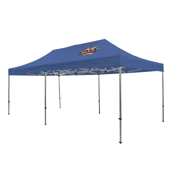 Tent kit with a 20' x 10' tent, crank-up canopy, stake... from ASI 87188 Showdown Displays