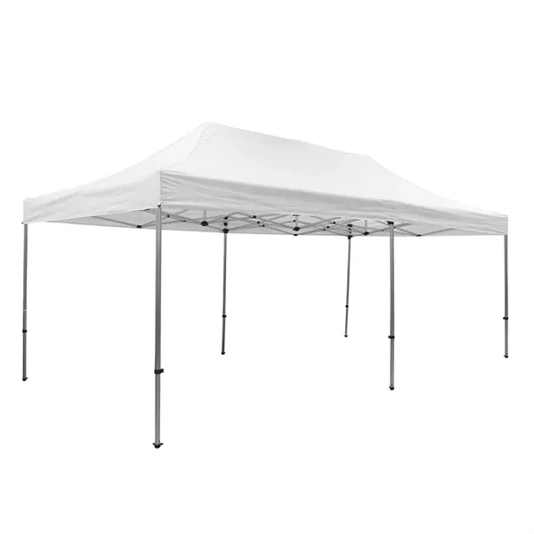Tent kit with a 20' x 10' tent, crank-up canopy, stake... from ASI 87188 Showdown Displays