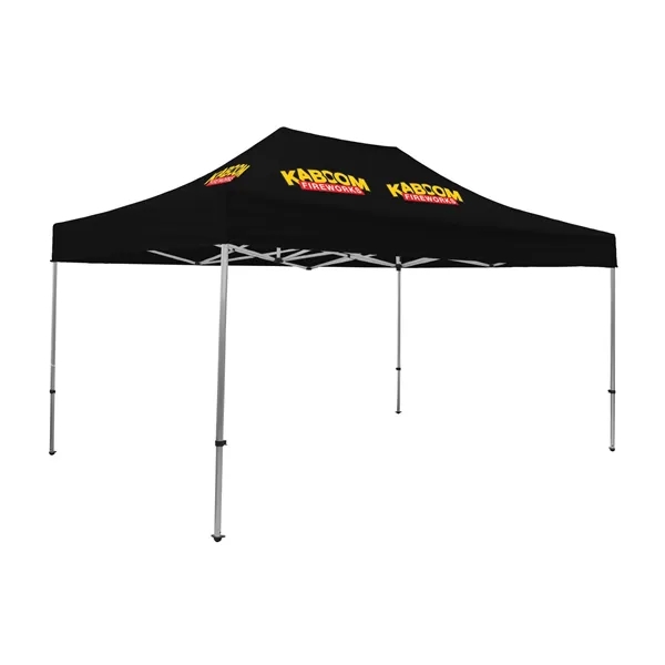 Tent kit with a 15' x 10' tent, crank-up canopy, stake... from ASI 87188 Showdown Displays