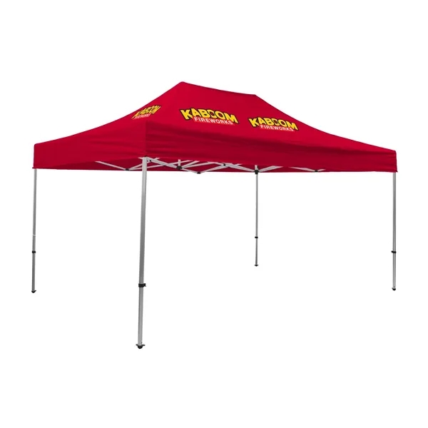 Tent kit with a 15' x 10' tent, crank-up canopy, stake... from ASI 87188 Showdown Displays