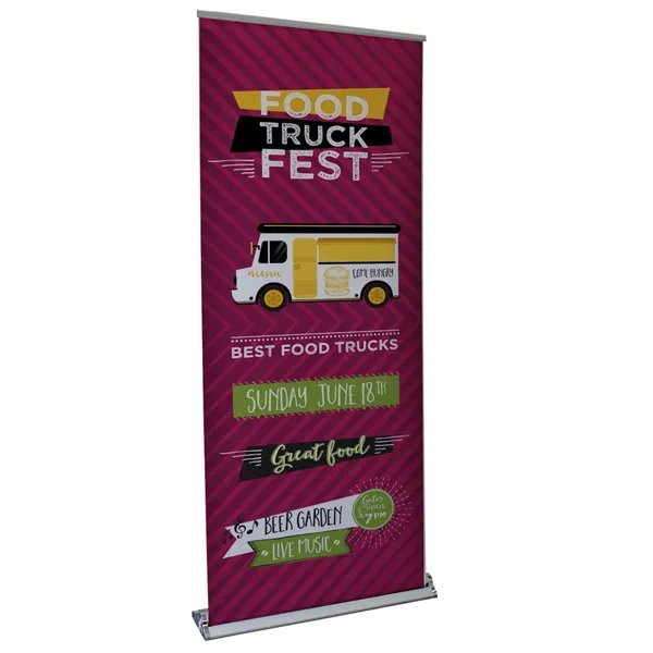 Retractor kit that features a flip-open base for easy graphic changes,... from ASI 87188 Showdown Displays