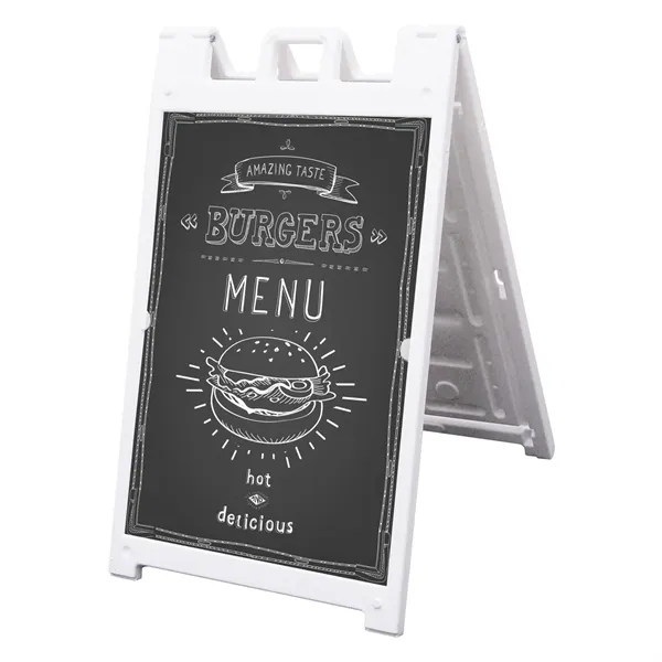 Signicade deluxe A-frame chalkboard kit.... from ASI 87188 Showdown Displays