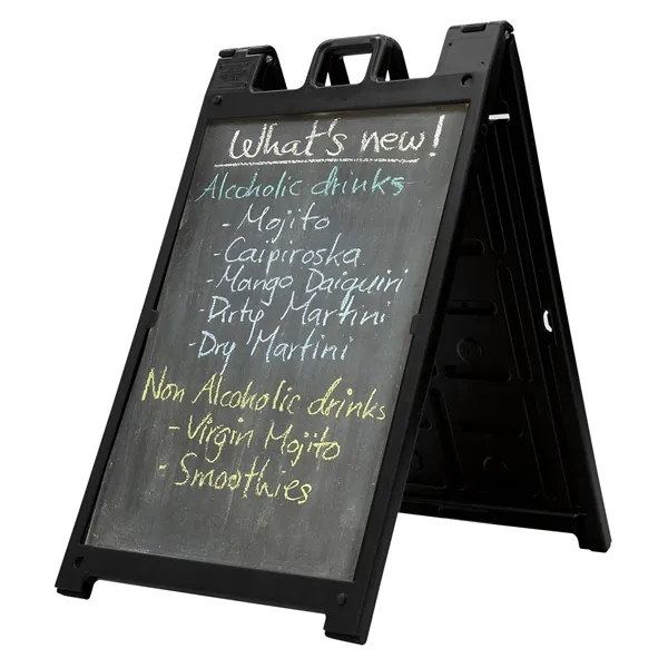 Signicade deluxe A-frame chalkboard kit.... from ASI 87188 Showdown Displays