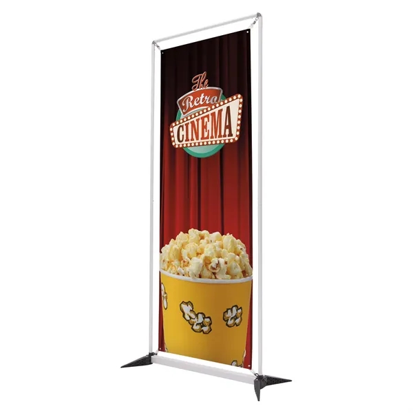 3.5' FrameWorx display with one-sided Titan no-curl opaque fabric.... from ASI 87188 Showdown Displays